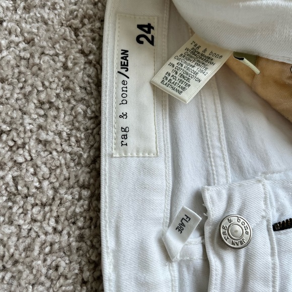 RAG & BONE - Flare Bright White Jeans - Picture 6 of 7